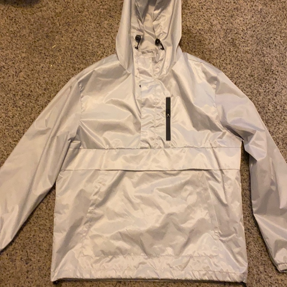 Gray vans windbreaker